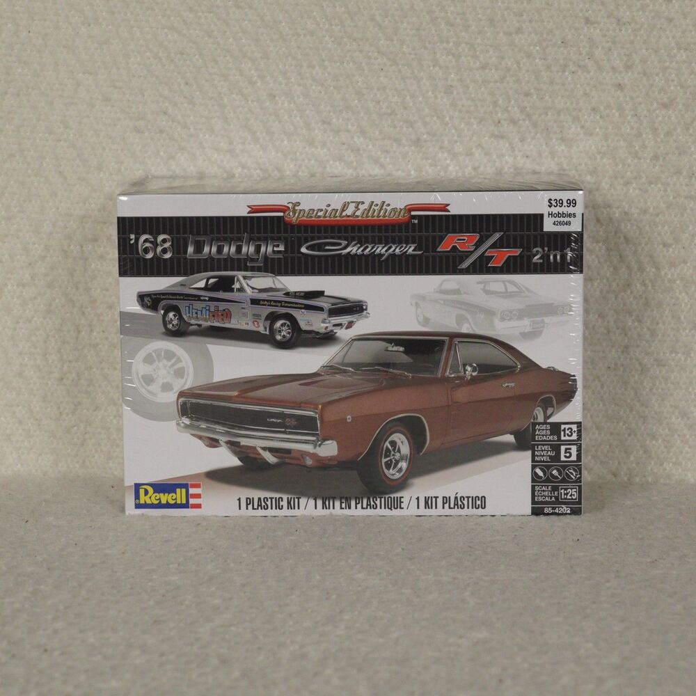Revell '68 Dodge Charger R/T Plastic Model Kit 85-4202 Car 2020 Sealed